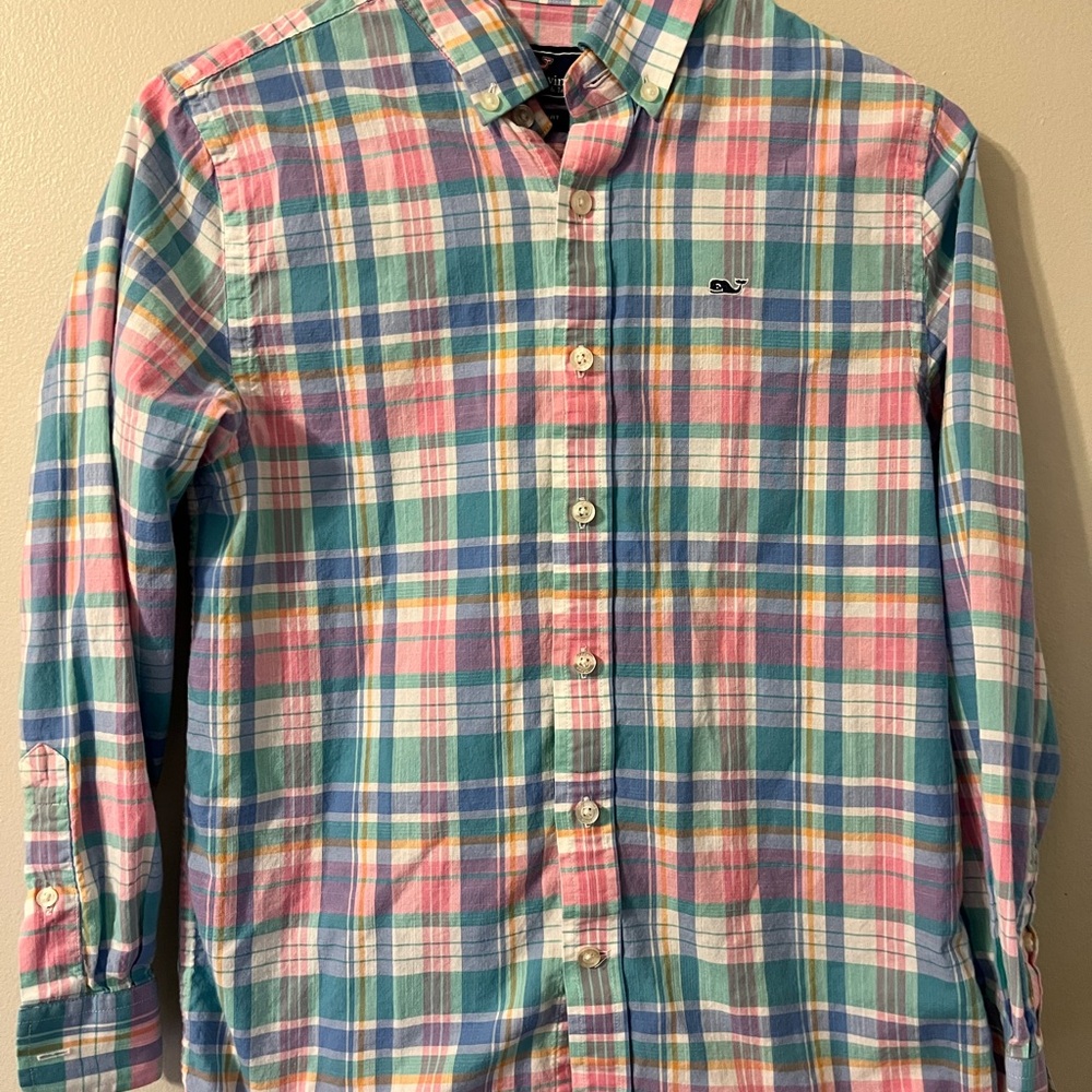 Vineyard Vines Men's Multicolor Plaid Shirt